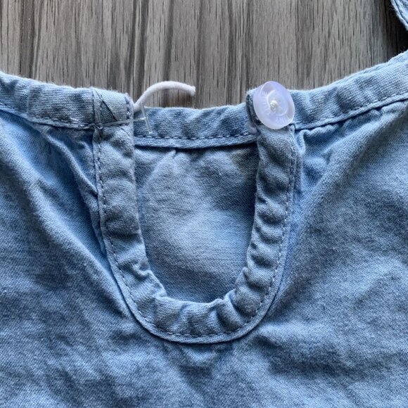 Tiny Tribe Heart Chambray Tank Dress *read* - Picture 5 of 7